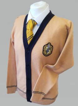 OFFICIAL WARNER BROS. HARRY POTTER HUFFLEPUFF QUIDDITCH CARDIGAN